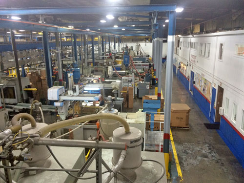 Manufacturing line at Western Plastic